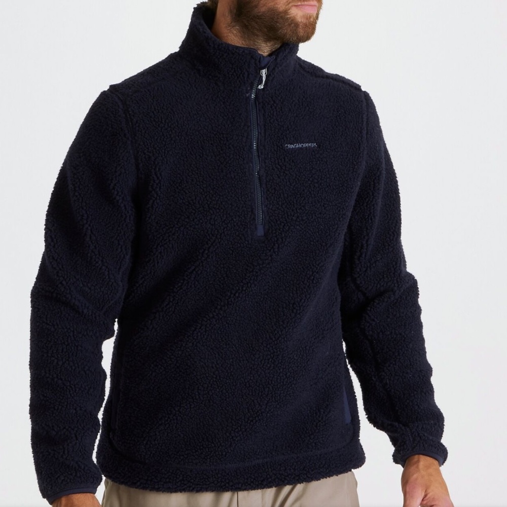 Craghoppers ELROY HALF ZIP - Blue Navy